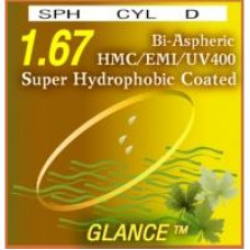 Линзы полимер Glance 1.67 BI-AS SHC/HMC/EMI/UV400