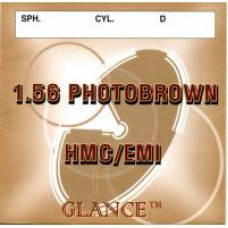 Линзы полимер Glance 1.56 PHOTOBROWN HMC/EMI